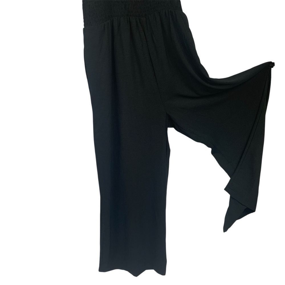 Jumpsuit Onesy Wide Leg Palazzo Pants Smock Top Square Neck Summer Spring XXL - Picture 7 of 10